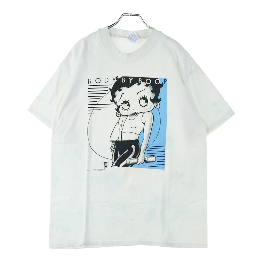 VINTAGE(ヴィンテージ) 90s BETTY BOOP ベティ Tシャツ 半袖カットソー ホワイト