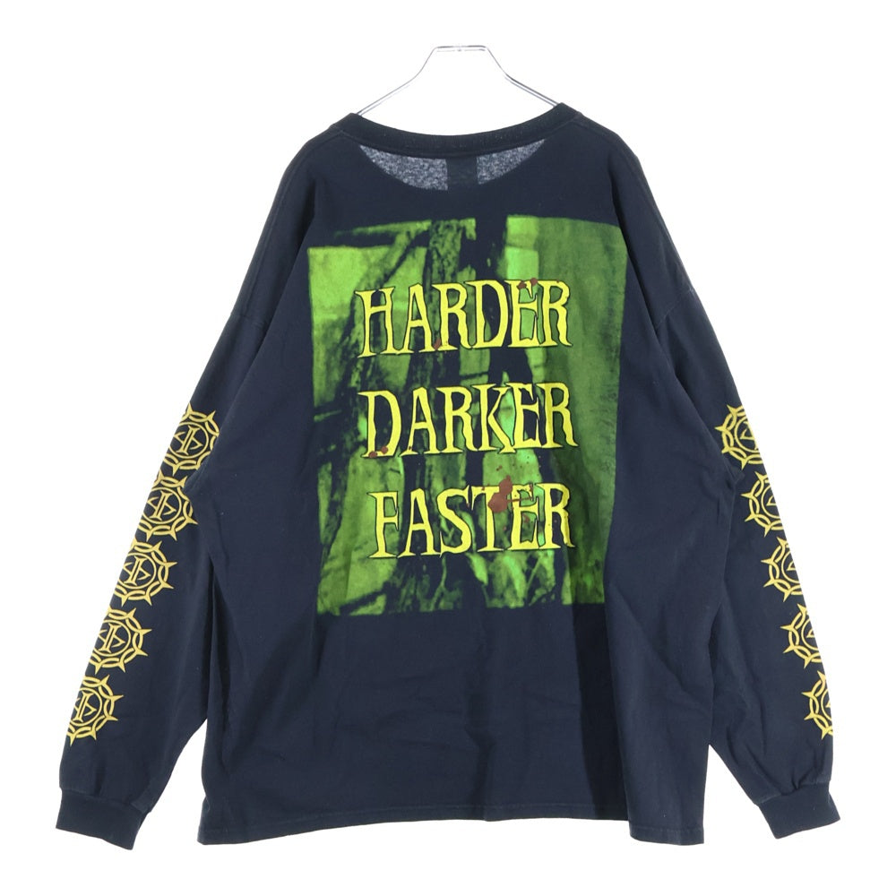 VINTAGE(ヴィンテージ) 00s CRADLE OF FILTH HARDER DARKER FASTER L/S 2007 クレイドルオブフィルス 長袖Tシャツ カットソー ブラック／グリーン