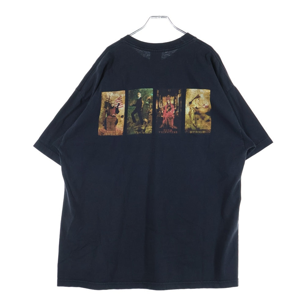 VINTAGE(ヴィンテージ) 00s MARILYN MANSON HIEROPHANT GIANTタグ 両面プリント 半袖Tシャツ カットソー ブラック