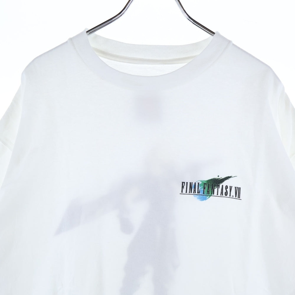 VINTAGE(ヴィンテージ) 90s FINAL FANTASY 7 CLOUD PLAYSTATION ファイナルファンタジー クラウド ストライフ プレイステーション プリント 半袖Tシャツ カットソー ホワイト