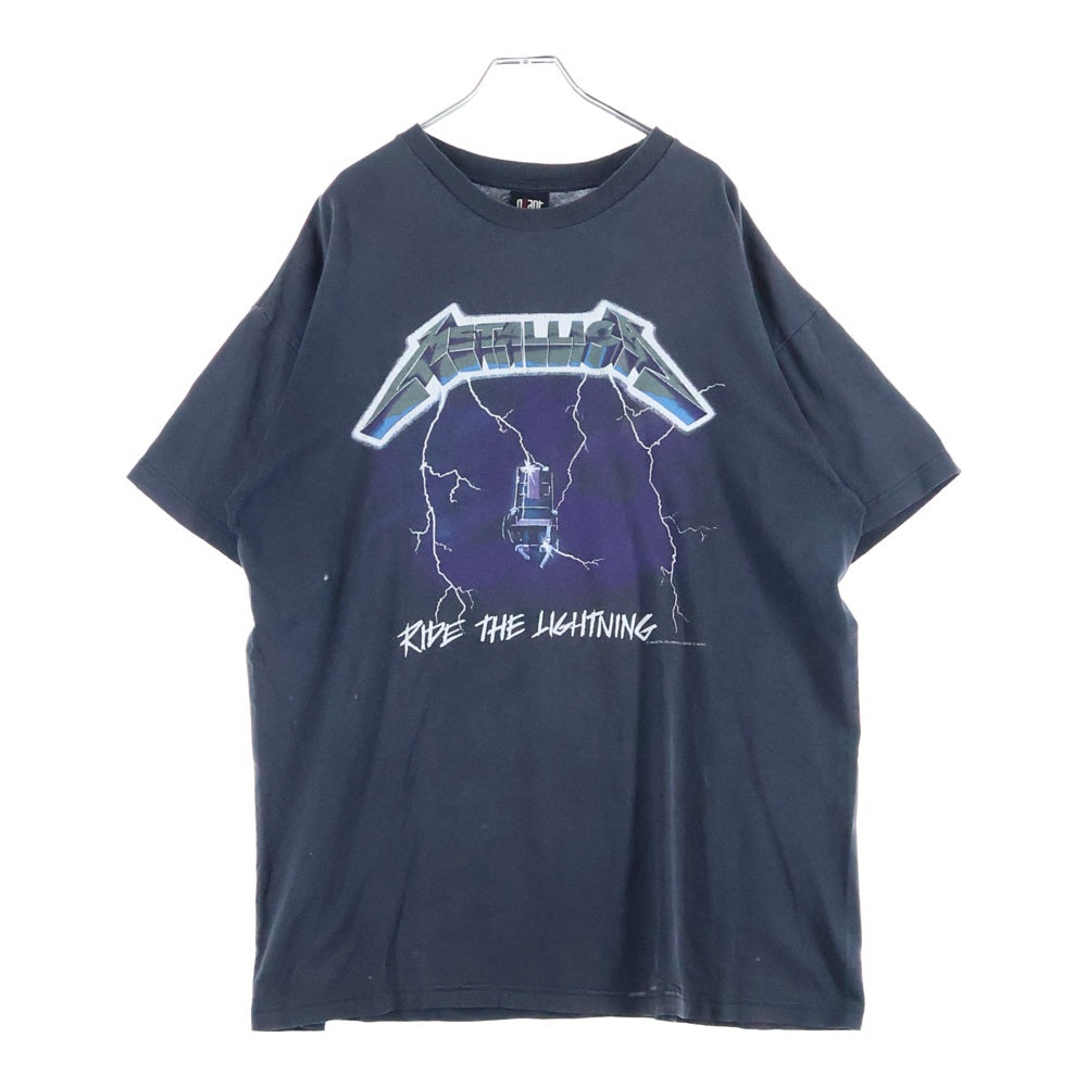 VINTAGE(ヴィンテージ) 90s METALLICA RIDE THE LIGHTNING 1994 メタリカ 半袖Tシャツ カットソー ブラック