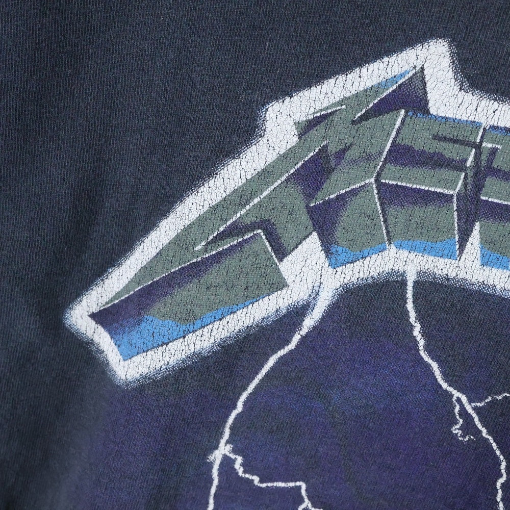 VINTAGE(ヴィンテージ) 90s METALLICA RIDE THE LIGHTNING 1994 メタリカ 半袖Tシャツ カットソー ブラック