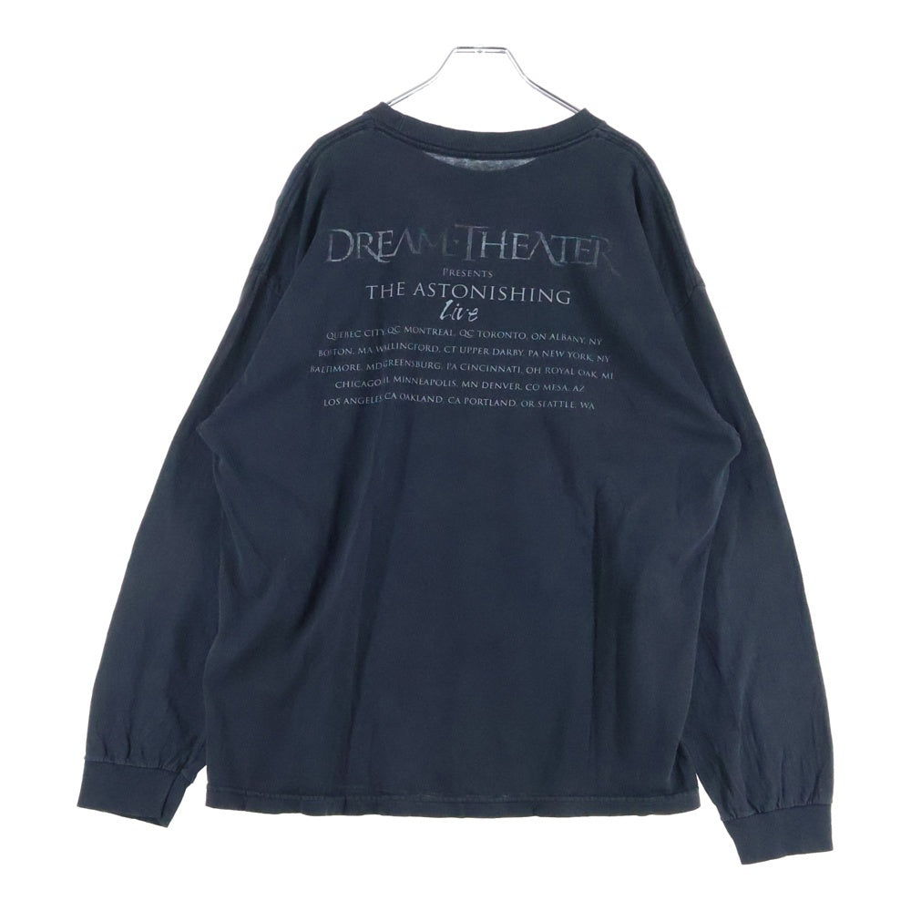VINTAGE(ヴィンテージ) 00s DREAM THEATER THE ASTONISHING LIVE L/S ドリームシアター ジ アストニッシング 長袖Tシャツ カットソー ブラック