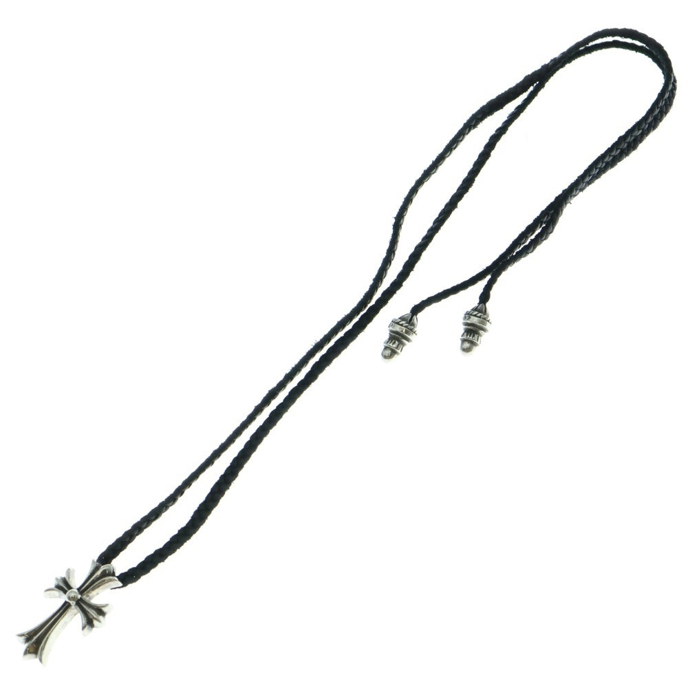 CHROME HEARTS(クロムハーツ) CH CRS SMLスモールCHクロス BC ボロチップブレイド ネックレス シルバー BCA220