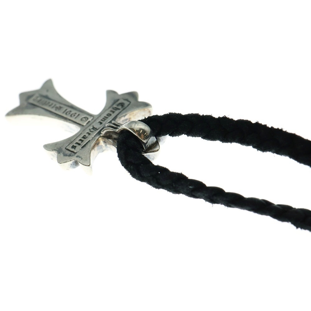 CHROME HEARTS(クロムハーツ) CH CRS SMLスモールCHクロス BC ボロチップブレイド ネックレス シルバー BCA220