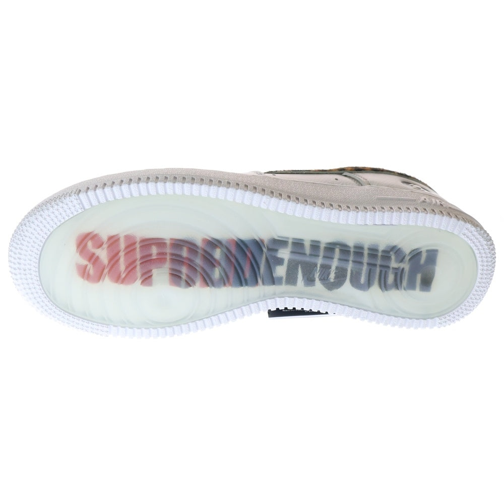 NIKE(ナイキ) × SUPREME × GOODENOUGH AIR FORCE 1 LOW WHITE CHEETAH PRINT エアフォース1 ロウ ホワイト チータープリント IM-3483-100 US8.5/26.5cm