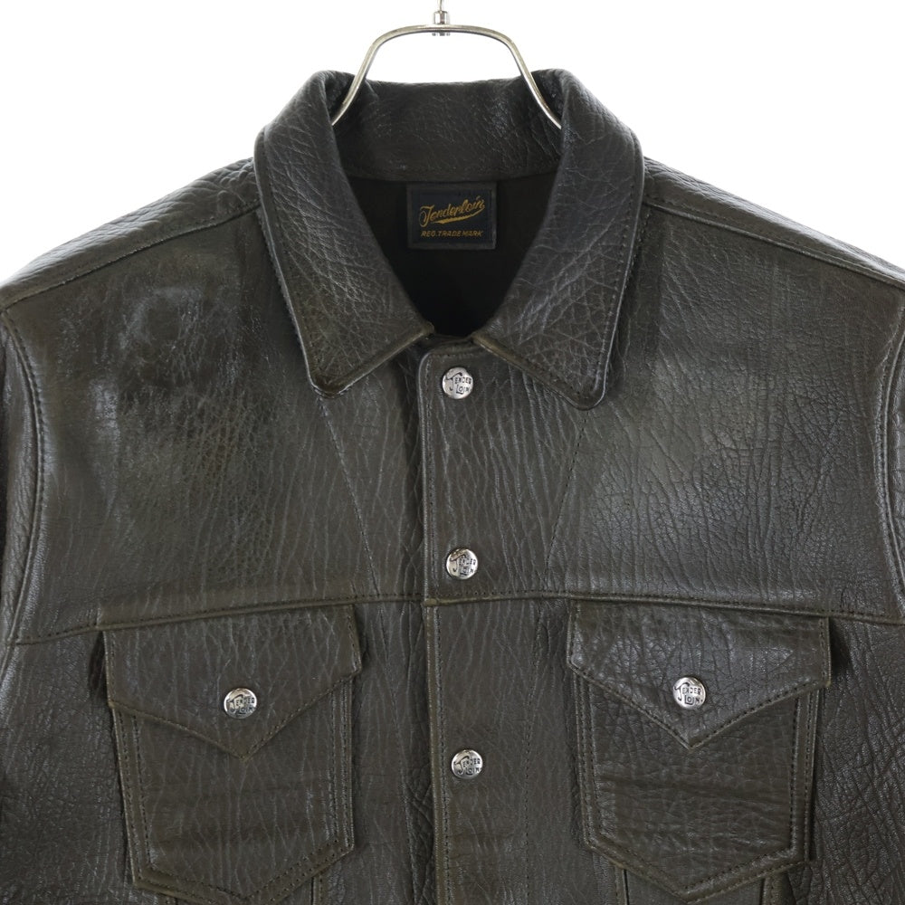 TENDERLOIN(テンダーロイン) SHEEPSKIN LEATHER JACKET シープスキン 羊革 レザー ジャケット ブラウン