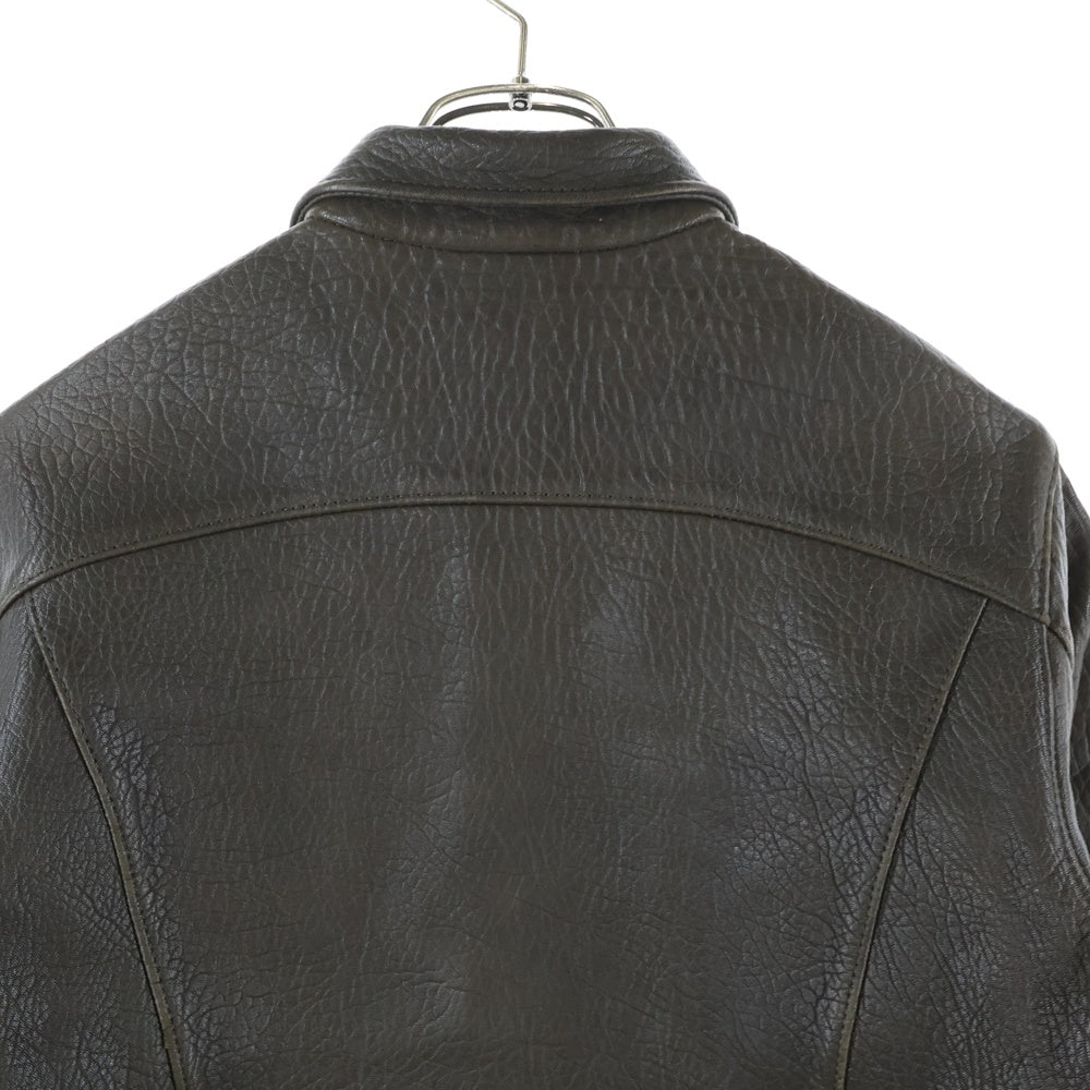TENDERLOIN(テンダーロイン) SHEEPSKIN LEATHER JACKET シープスキン 羊革 レザー ジャケット ブラウン