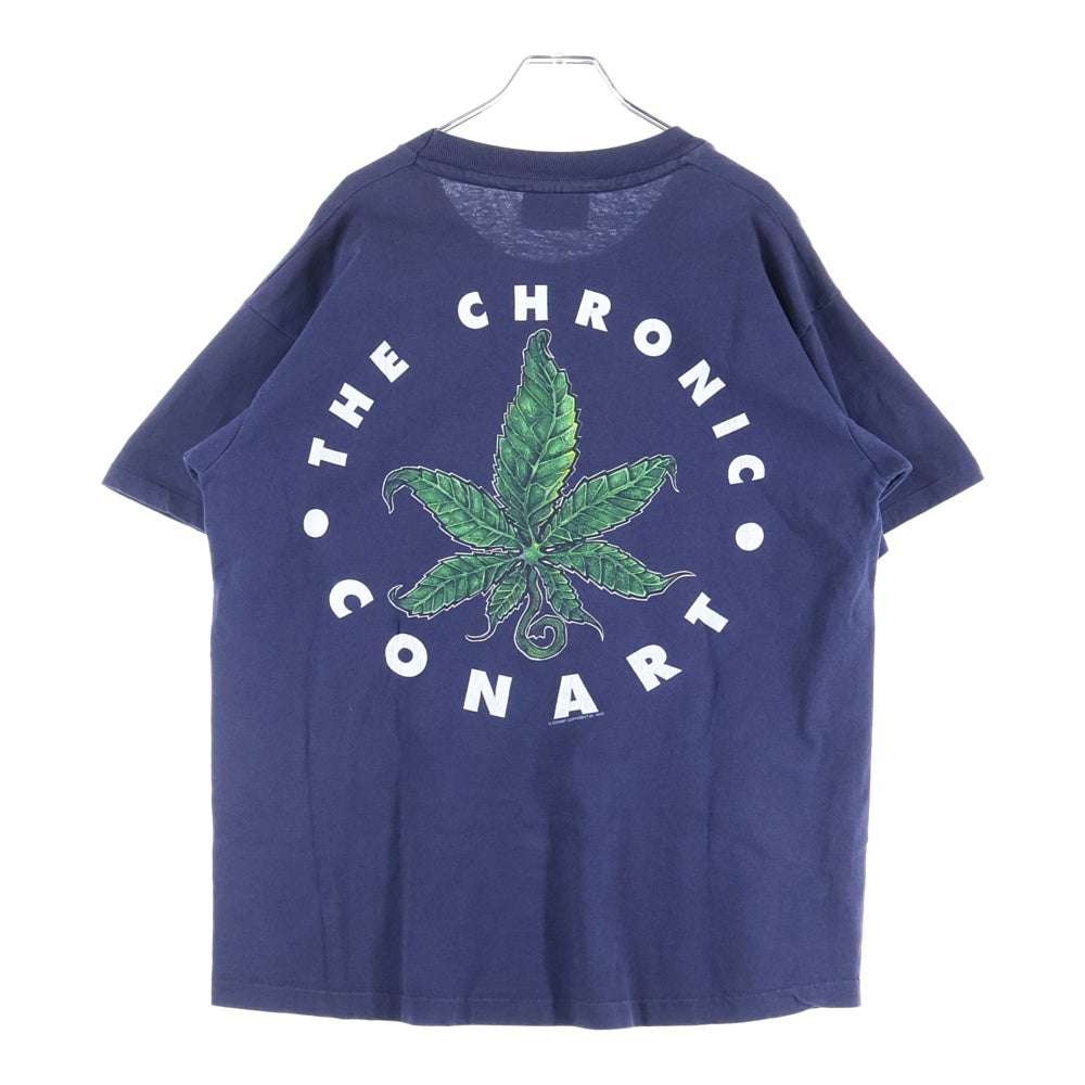 VINTAGE(ヴィンテージ) 90s THE CHRONIC CONART TEE コナート 両面プリント半袖Tシャツ カットソー ネイビー