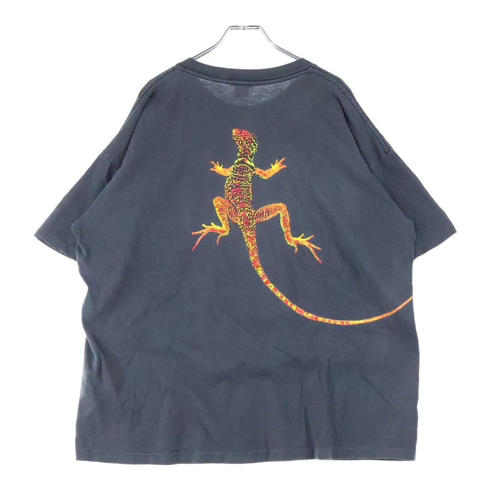 VINTAGE(ヴィンテージ) 90s MARLBORO UNLIMITED LIZARD マルボロ アンリミテッド 半袖Tシャツ カットソー ブラック