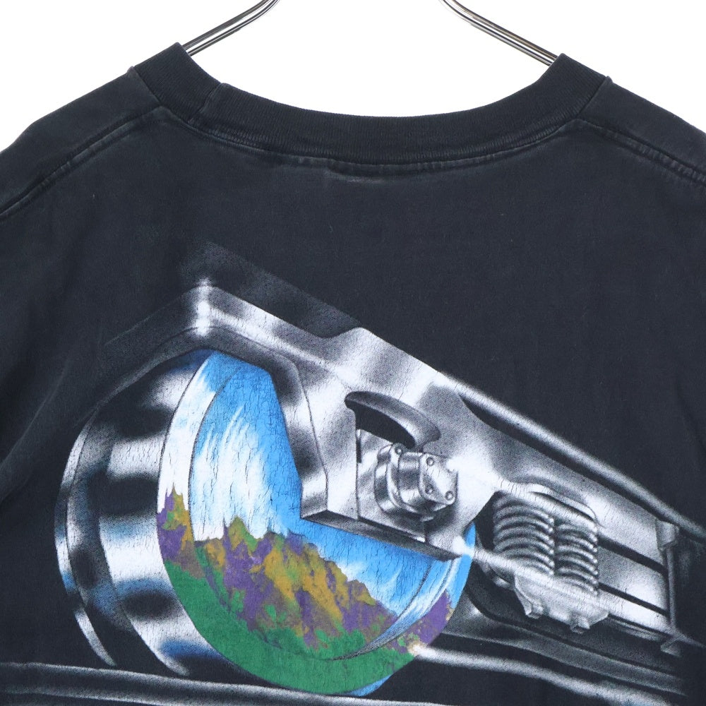 VINTAGE(ヴィンテージ) 90s MARLBORO RAILROAD POCKET TEE マルボロ レイルロード ポケットTシャツ ノースリーブカットソー ブラック
