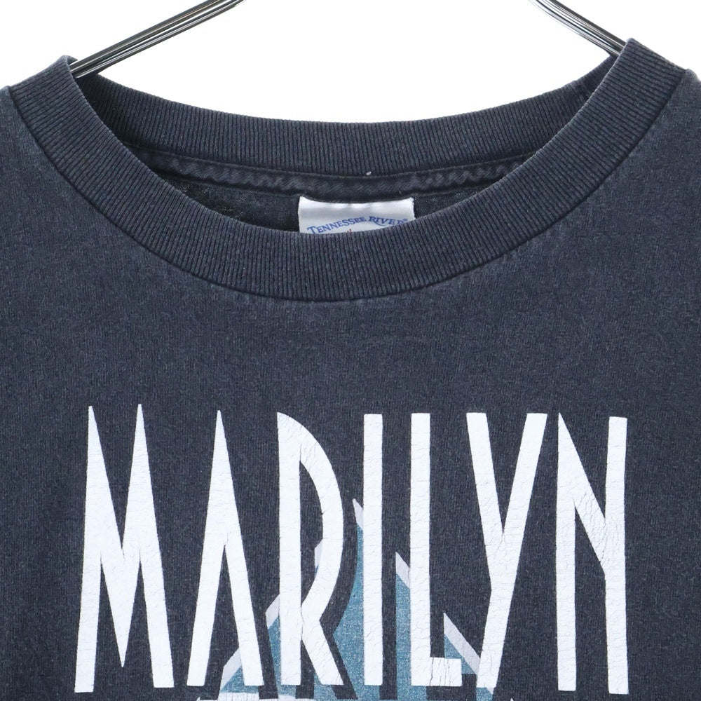 VINTAGE(ヴィンテージ) 00s MARILYN MANSON GROTESK BURLESK TOUR マリリンマンソン グロテスク バーレスク Tシャツ 半袖 カットソー ブラック