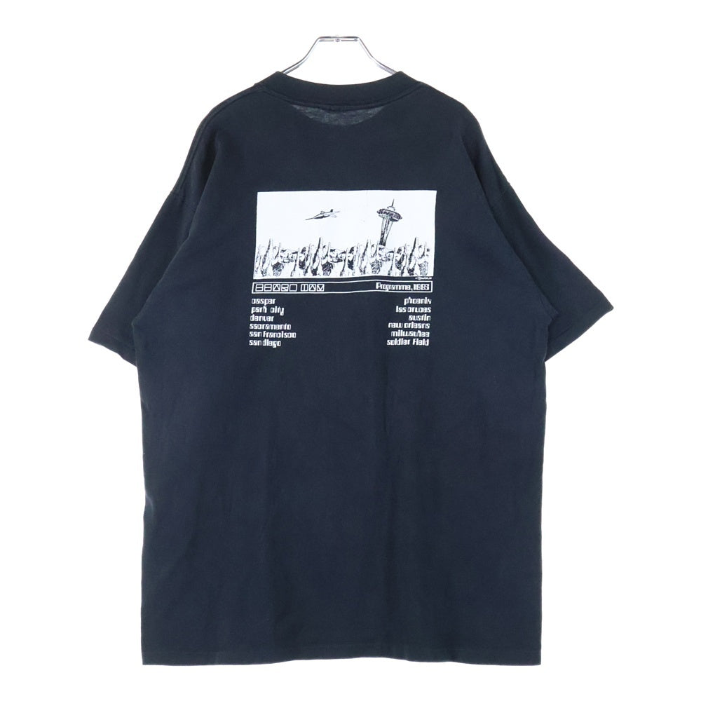 VINTAGE(ヴィンテージ) 90s PEARL JAM PROGRAMME TOUR パールジャム プログラム ツアー Tシャツ 半袖カットソー ブラック