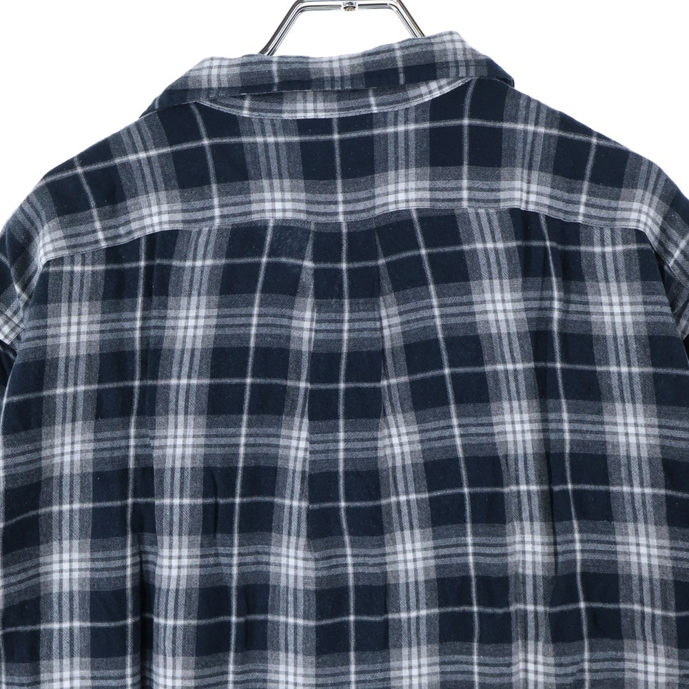 POLO RALPH LAUREN(ポロラルフローレン) 90ー00s CALDWELL RAYON SHIRT レーヨン チェック 長袖シャツ ブラック