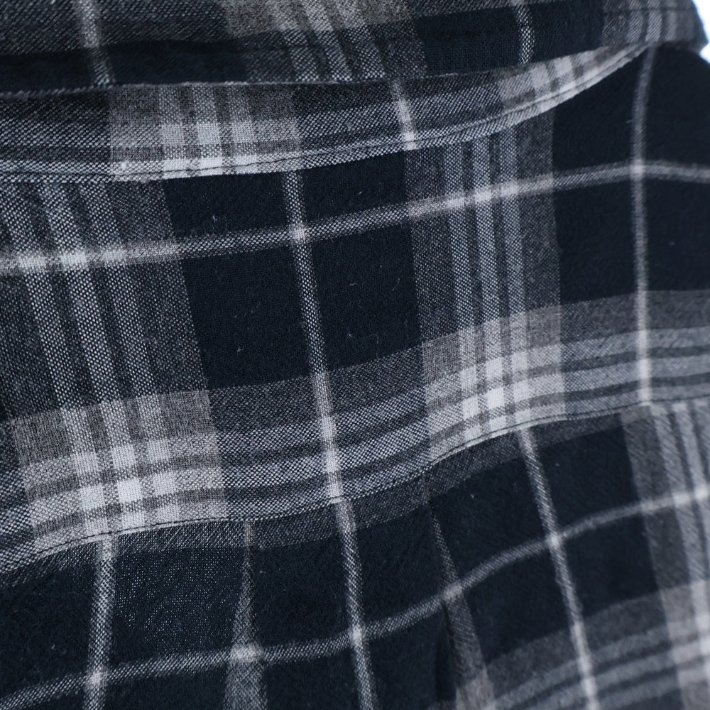 POLO RALPH LAUREN(ポロラルフローレン) 90ー00s CALDWELL RAYON SHIRT レーヨン チェック 長袖シャツ ブラック