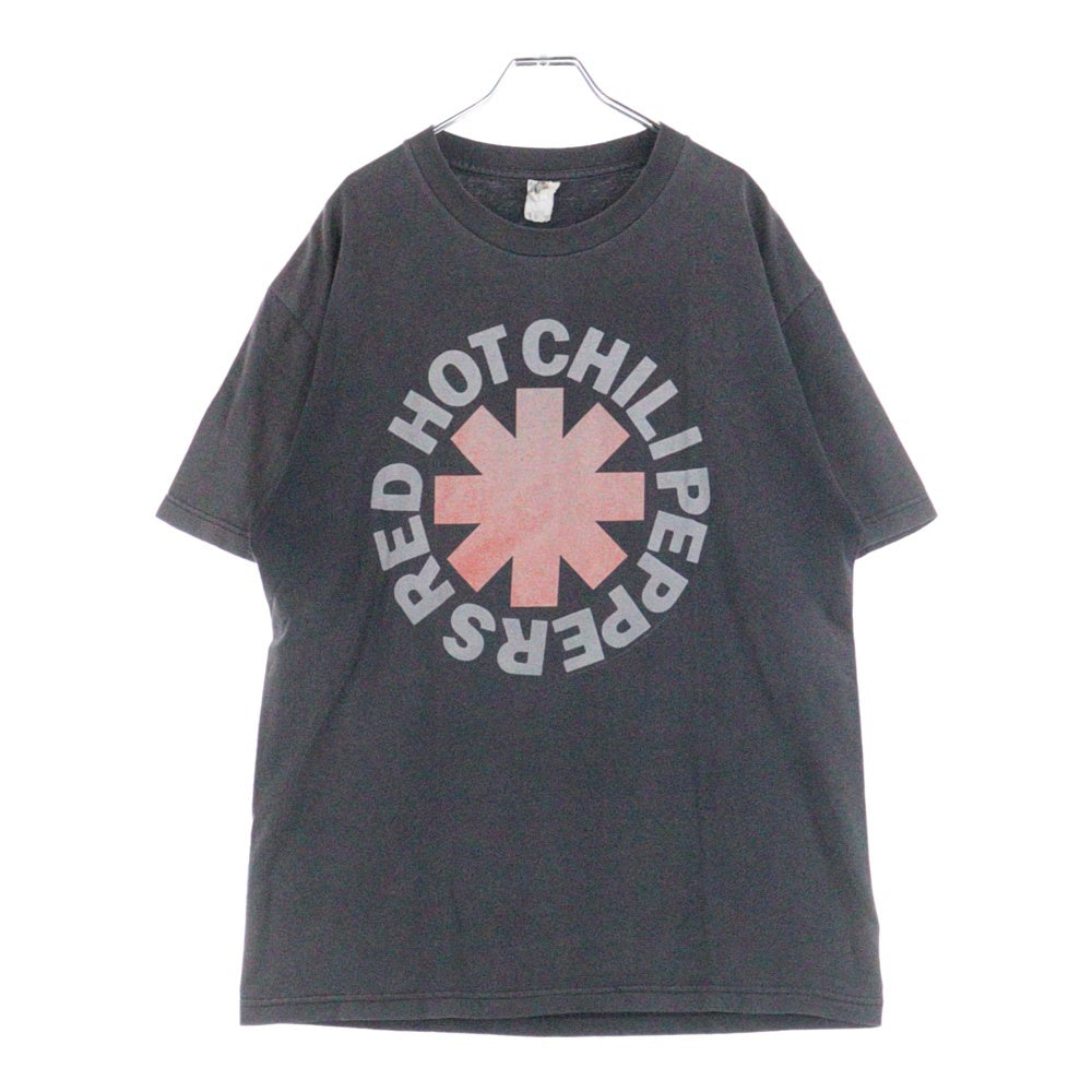 VINTAGE(ヴィンテージ) 00s RED HOT HILIPEPPERS レットホットチリペッパーズ フロントプリント Tシャツ 半袖カットソー ブラック