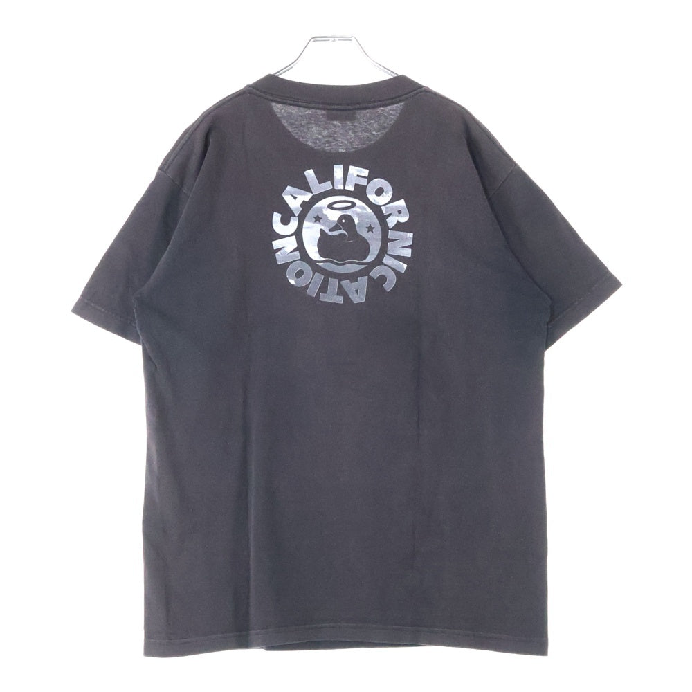 VINTAGE(ヴィンテージ) 90s RED HOT CHILE POPPERS CALIFORNICATION レッドホット チリペッパーズ 両面プリント Tシャツ 半袖カットソー ブラック