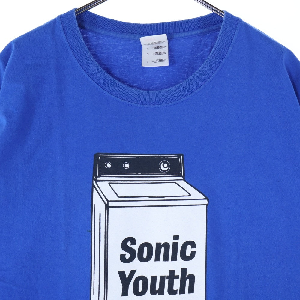 VINTAGE(ヴィンテージ) 00s SONIC YOUTH WASHING MACHINE ソニックユース プリント 半袖Tシャツ ブルー
