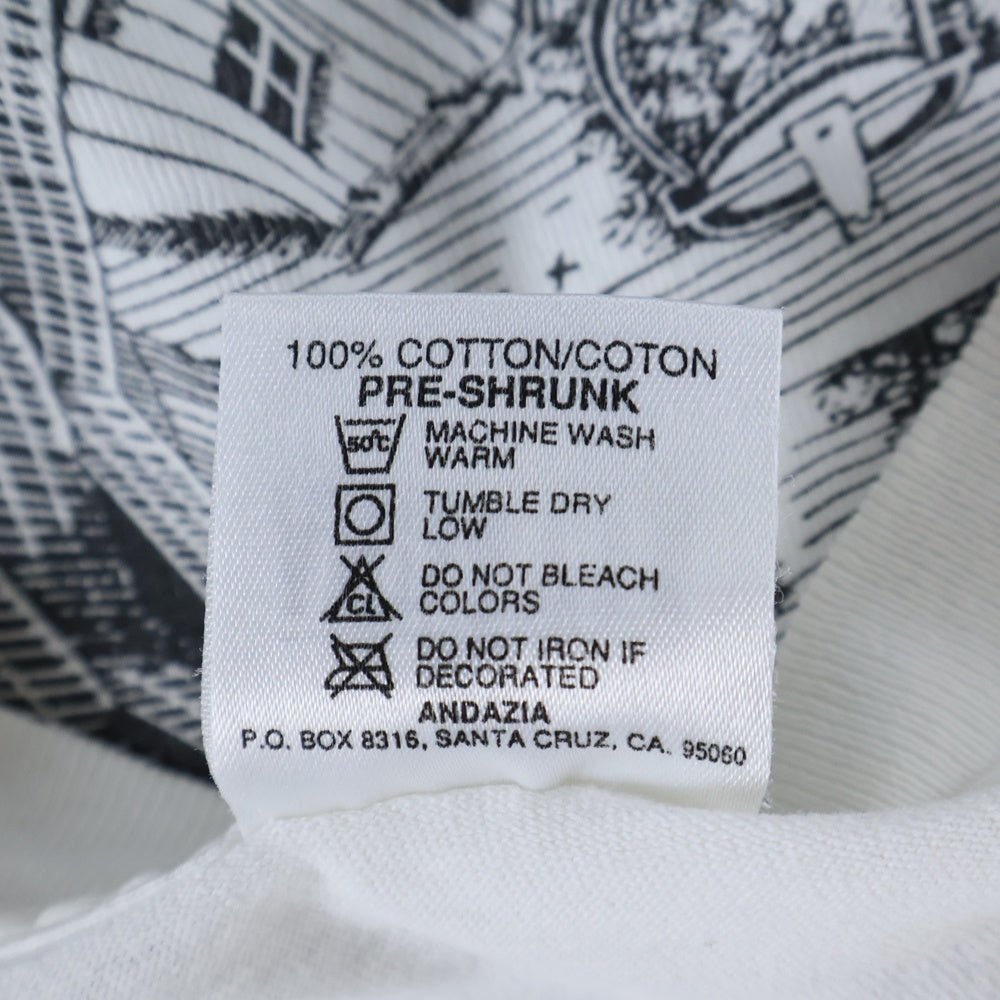 VINTAGE(ヴィンテージ) 90s M.C ESCHER エッシャー 両面プリント Tシャツ 半袖カットソーホワイト