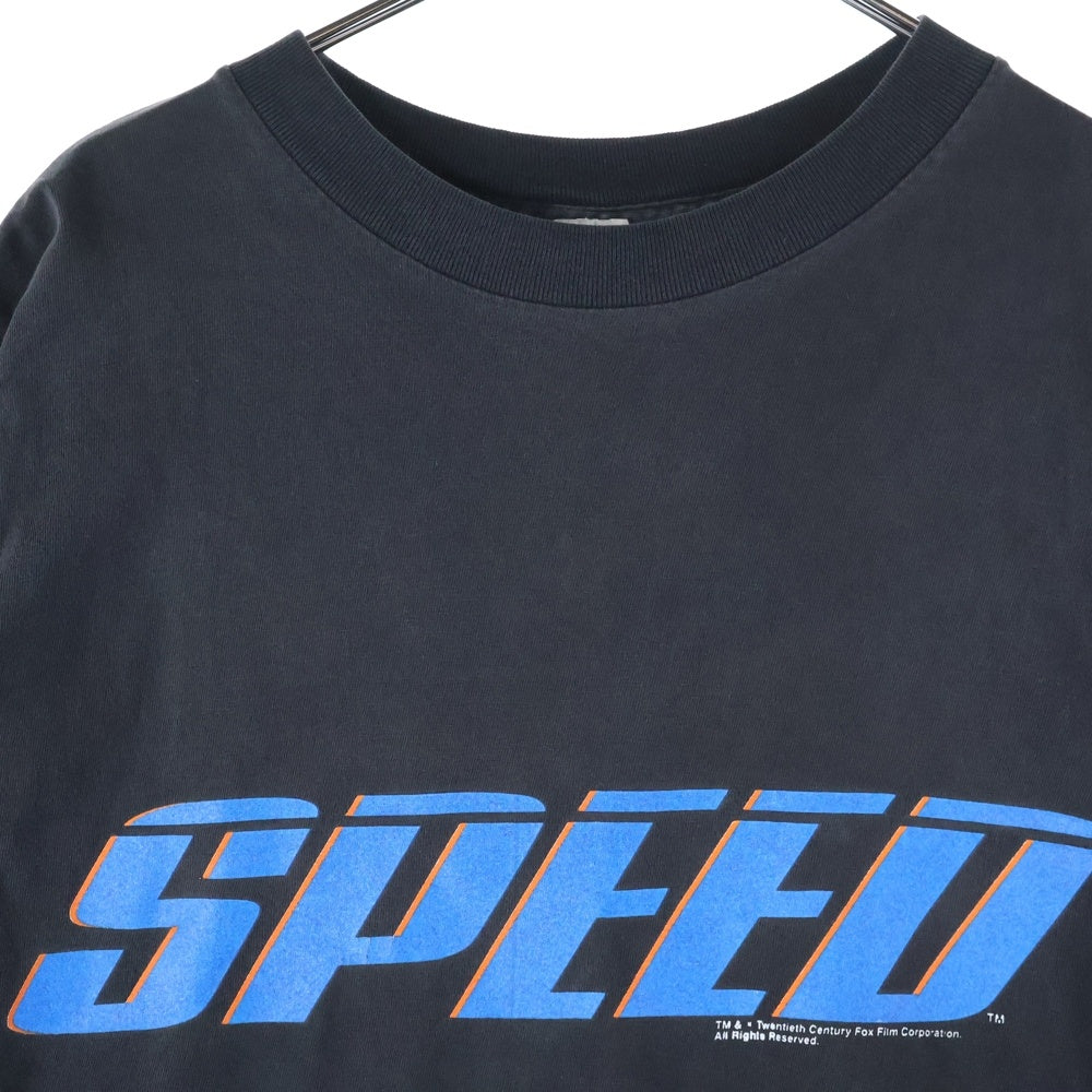 VINTAGE(ヴィンテージ) 90s SPEED MOVIE TEE スピード 両面プリント Tシャツ 半袖カットソーブラック