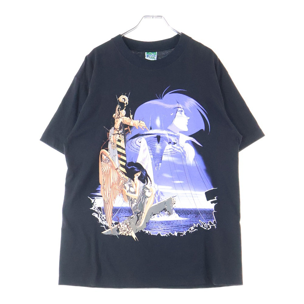 VINTAGE(ヴィンテージ) 00s BATTLE ANGEL ALITA GUNNM ANIME TEE 銃夢 ガンム フロントプリント Tシャツ 半袖カットソーブラック