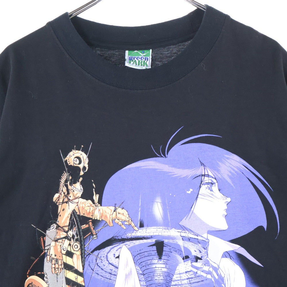 VINTAGE(ヴィンテージ) 00s BATTLE ANGEL ALITA GUNNM ANIME TEE 銃夢 ガンム フロントプリント Tシャツ 半袖カットソーブラック