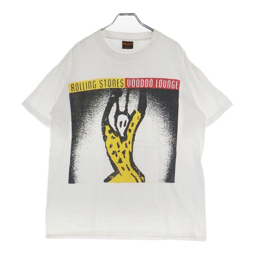 VINTAGE(ヴィンテージ) 90s THE ROLLING STONES VOODOO LOUNGE 1994 ローリング ストーンズ ヴードゥー ラウンジ 半袖Tシャツ カットソー ホワイト