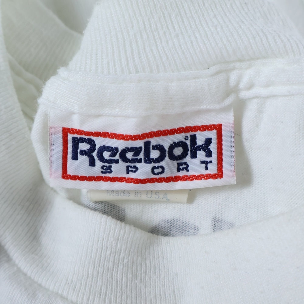 VINTAGE(ヴィンテージ) 80s HUMAN RIGHTS NOW WORLD TOUR 1988 REEBOK ヒューマンライツ ナウ ワールドツアー リーボック 世界人権宣言 半袖Tシャツ カットソー ホワイト
