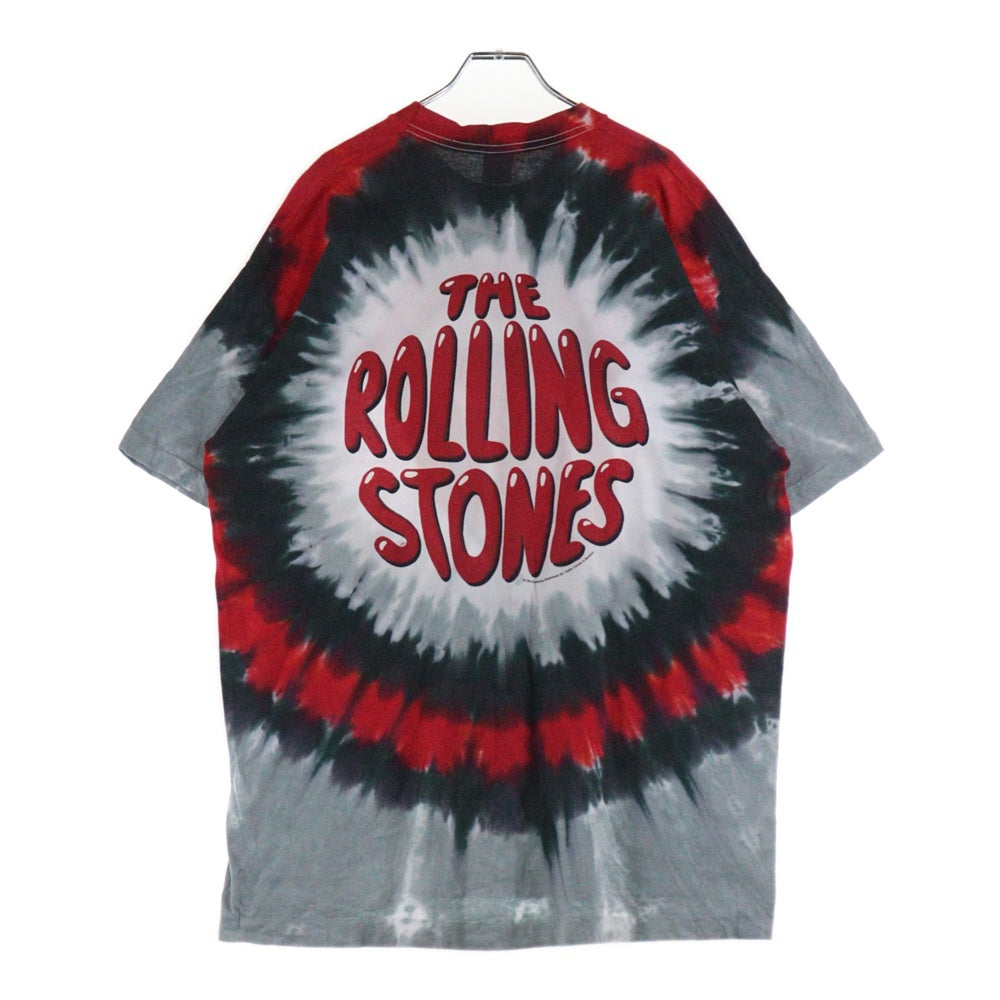 VINTAGE(ヴィンテージ) 90s THE ROLLING STONES TONGUE TIE DYE タイダイ 半袖Tシャツ カットソー グレー/ブラック/レッド