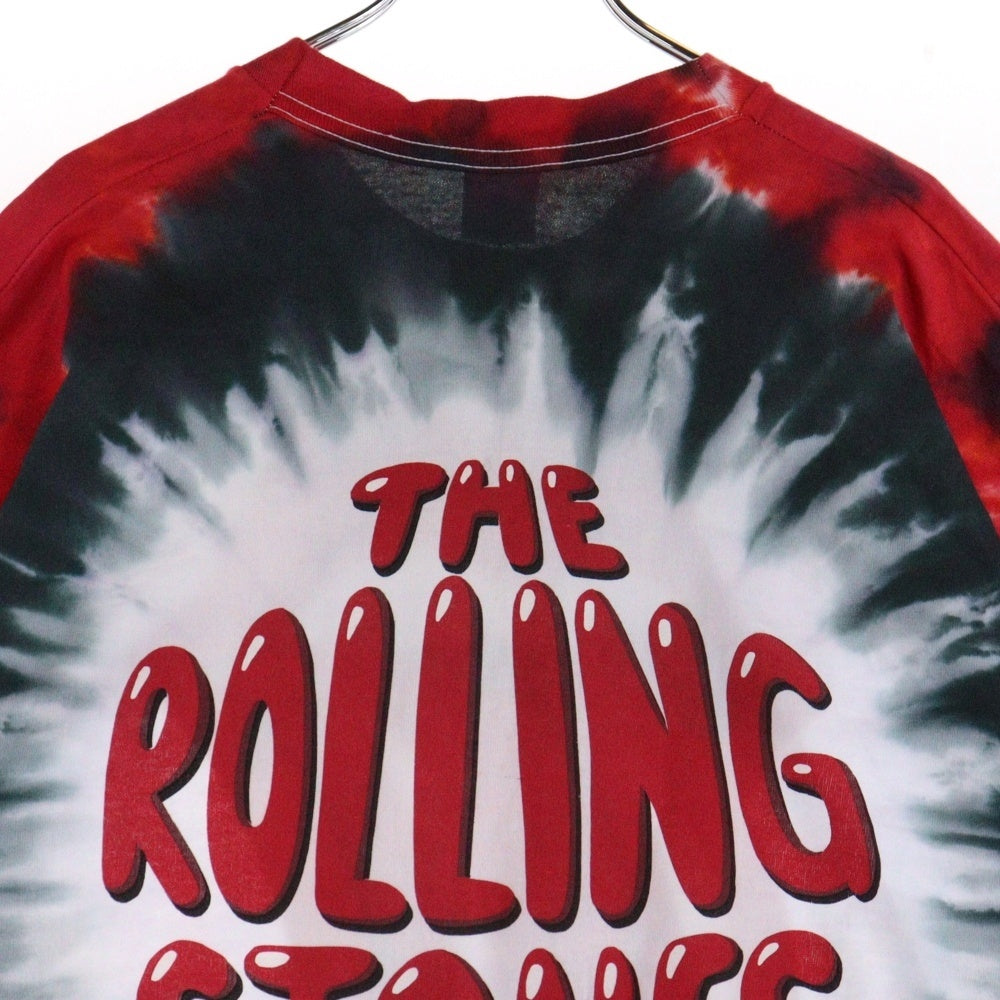 VINTAGE(ヴィンテージ) 90s THE ROLLING STONES TONGUE TIE DYE タイダイ 半袖Tシャツ カットソー グレー/ブラック/レッド