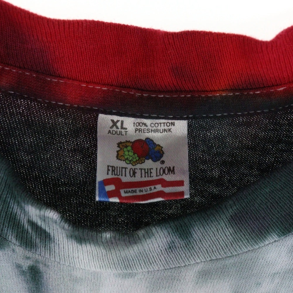 VINTAGE(ヴィンテージ) 90s THE ROLLING STONES TONGUE TIE DYE タイダイ 半袖Tシャツ カットソー グレー/ブラック/レッド