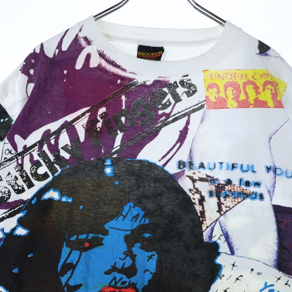 VINTAGE(ヴィンテージ) 90s THE ROLLING STONES OVP STICKY FINGERS SOME GIRLS DIRTY WORK ローリング ストーンズ スティッキー フィンガーズ フルプリント 1994 半袖Tシャツ