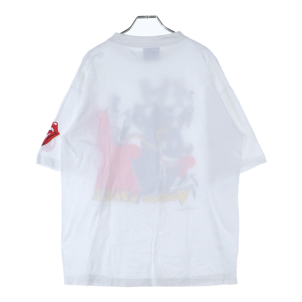 VINTAGE(ヴィンテージ) 90s THE ROLLING STONES VOODOO LOUNGE 1995 SKULL ローリング ストーンズ ヴードゥー ラウンジ スカル 半袖Tシャツ カットソー ホワイト