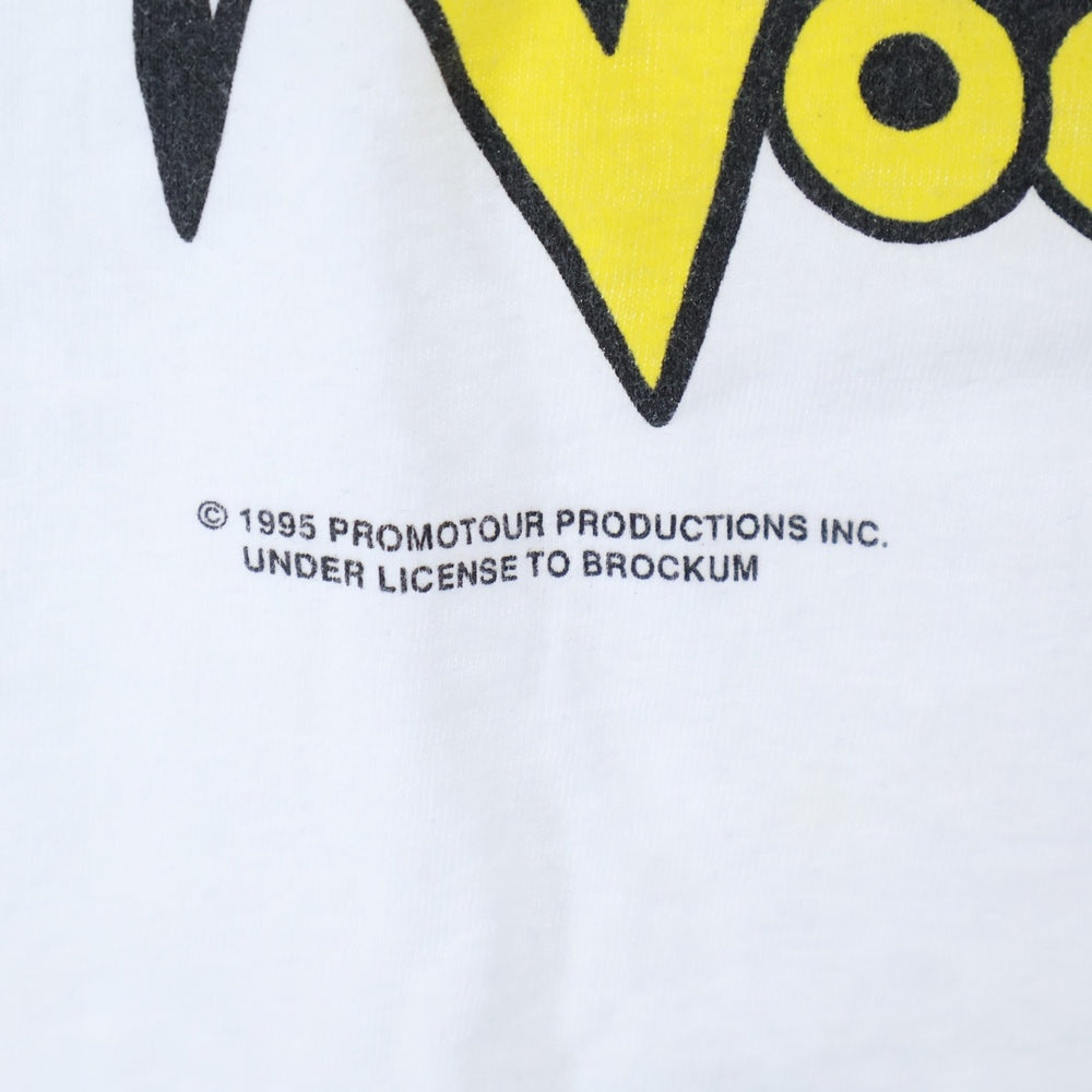 VINTAGE(ヴィンテージ) 90s THE ROLLING STONES VOODOO LOUNGE 1995 SKULL ローリング ストーンズ ヴードゥー ラウンジ スカル 半袖Tシャツ カットソー ホワイト