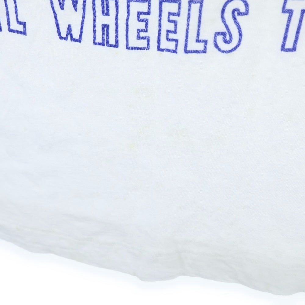 VINTAGE(ヴィンテージ) 80s THE ROLLING STONES STEEL WHEELS TOUR 1989 ローリング ストーンズ ラブ 半袖Tシャツ カットソー ホワイト