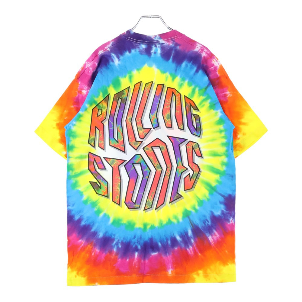 VINTAGE(ヴィンテージ) 90s THE ROLLING STONES TIE DYE 1994 ローリング ストーンズ タイダイ 半袖Tシャツ カットソー イエロー/グリーン/ブルー