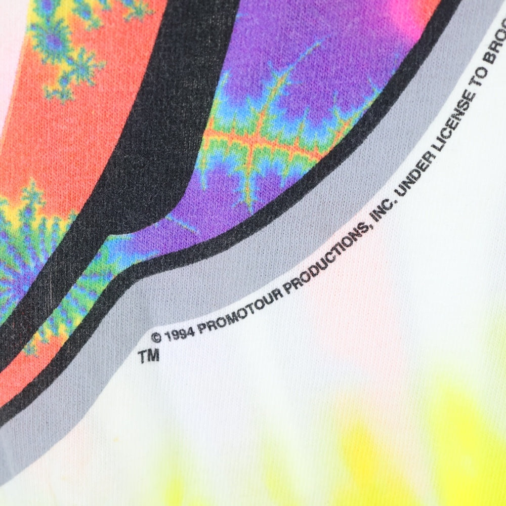 VINTAGE(ヴィンテージ) 90s THE ROLLING STONES TIE DYE 1994 ローリング ストーンズ タイダイ 半袖Tシャツ カットソー イエロー/グリーン/ブルー