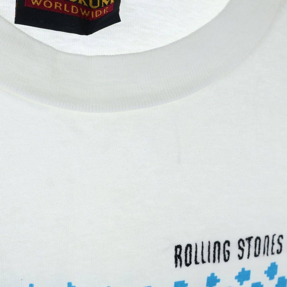 VINTAGE(ヴィンテージ) 90s THE ROLLING STONES VOODOO LOUNGE ローリング ストーンズ ヴードゥー ラウンジ 半袖Tシャツ カットソー ホワイト