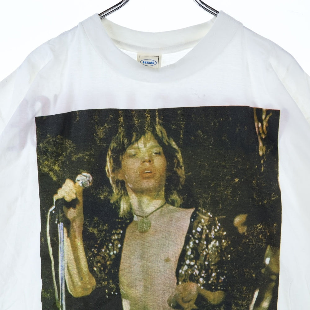 VINTAGE(ヴィンテージ) 90s THE ROLLING STONES VOODOO LOUNGE EUROPE SPIKE TONGUE 1995 ローリング ストーンズ ヴードゥー ラウンジ 半袖Tシャツ カットソー ホワイト