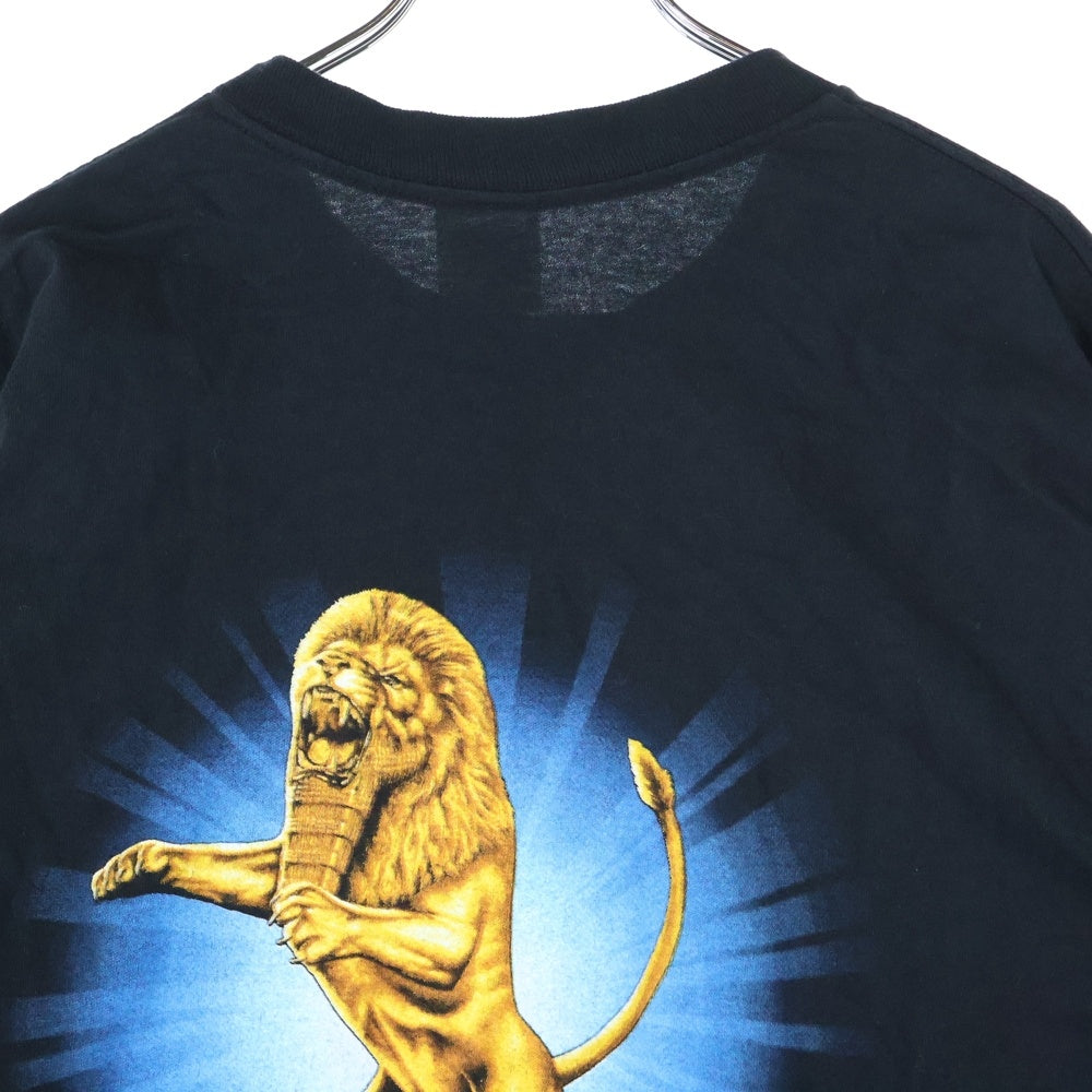 VINTAGE(ヴィンテージ) 90s THE ROLLING STONES LOS ANGELES 1997 ローリング ストーンズ ゴールドタン 半袖Tシャツ カットソー ブラック