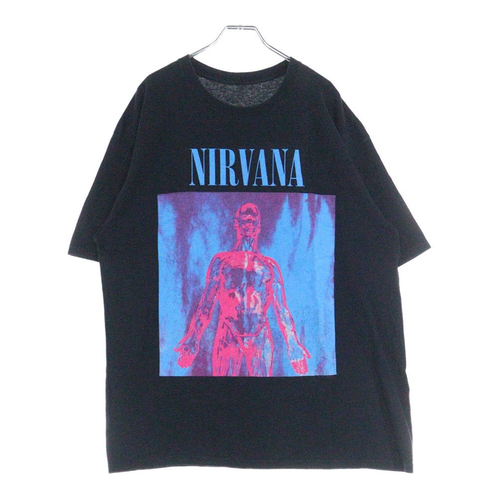 VINTAGE(ヴィンテージ) 00s NIRVANA SLIVER Y2K ニルヴァーナ スリバー Tシャツ 半袖カットソー ブラック