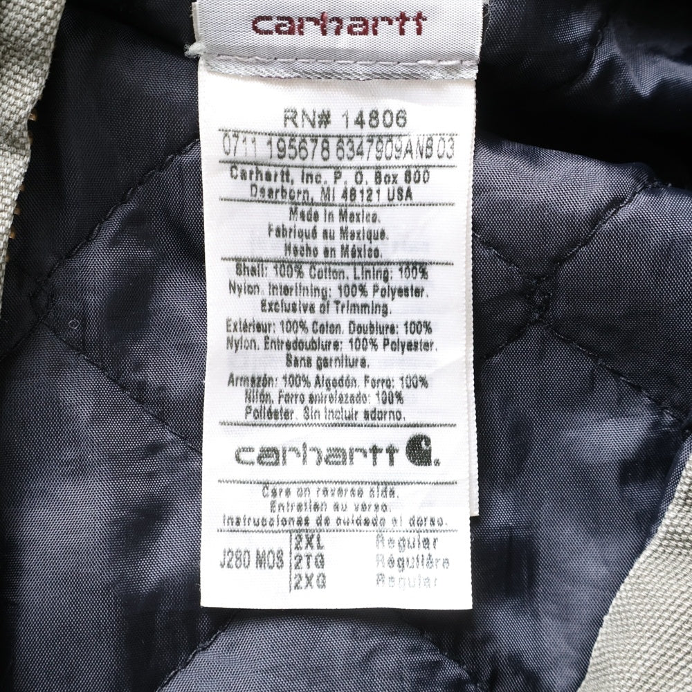 CARHARTT(カーハート) 10s COTTON DUCK ACTIVE JACKET PARKER コットンダッグ アクティブジャケット パーカー モスグリーン