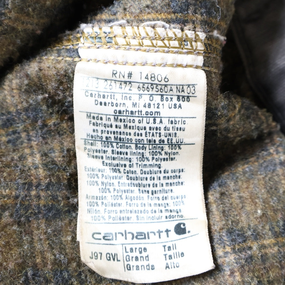 CARHARTT(カーハート) 10s DETROIT JACKET BLANKET 企業刺繍 デトロイト ブランケット ジャケット グレー