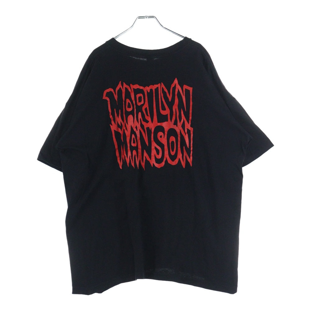 VINTAGE(ヴィンテージ) 90S MARILYN MANSON THE SATANIC ARMY マリリンマンソン サタニックアーミー 両面プリント 半袖Tシャツ