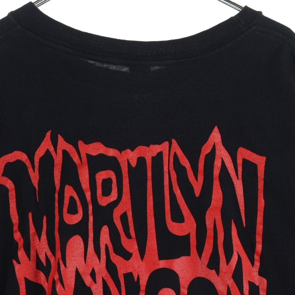VINTAGE(ヴィンテージ) 90S MARILYN MANSON THE SATANIC ARMY マリリンマンソン サタニックアーミー 両面プリント 半袖Tシャツ