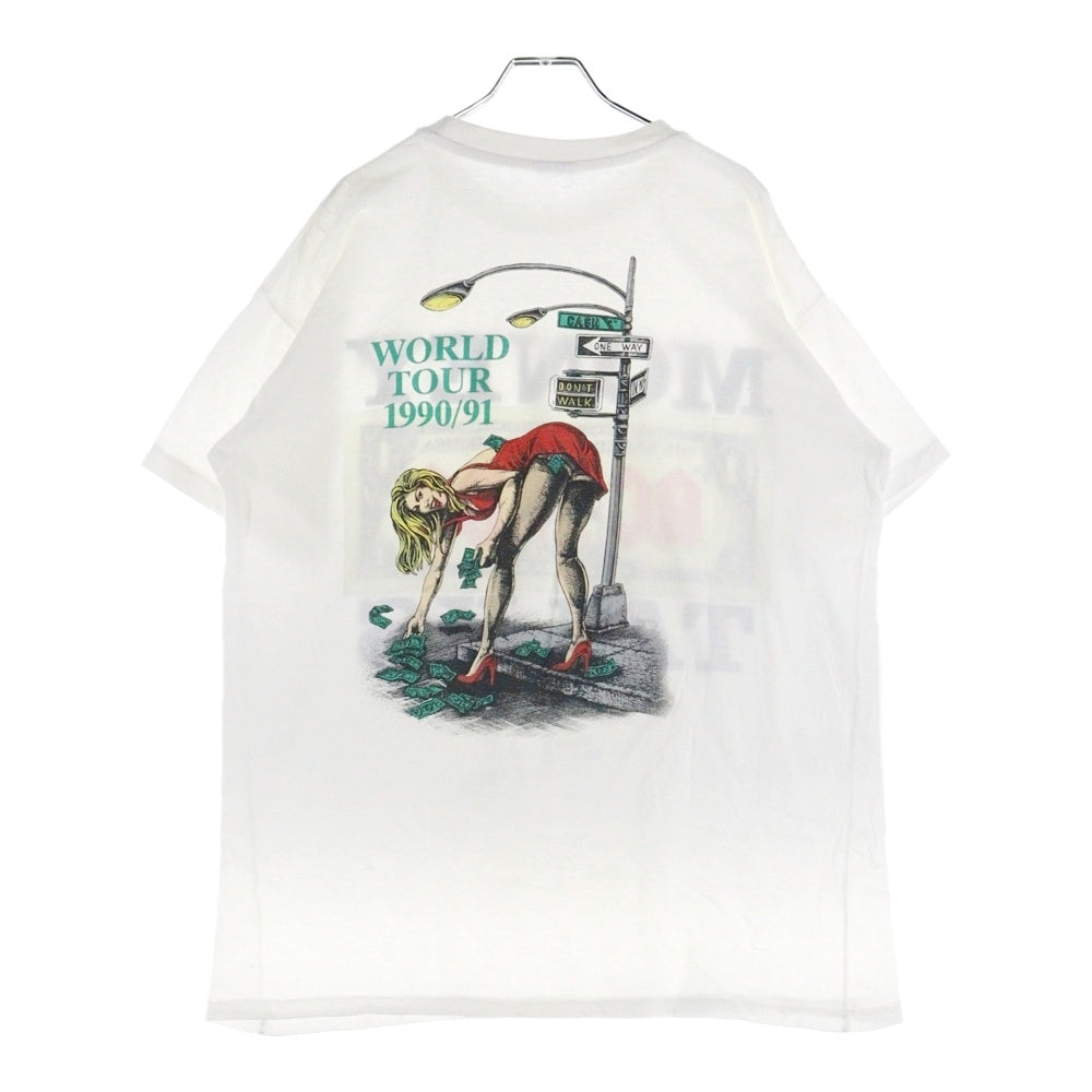 VINTAGE(ヴィンテージ) 90s AC/DC MONEY TALKS WORLD TOUR 1990/91 エーシー ディーシー 半袖Tシャツ カットソー ホワイト