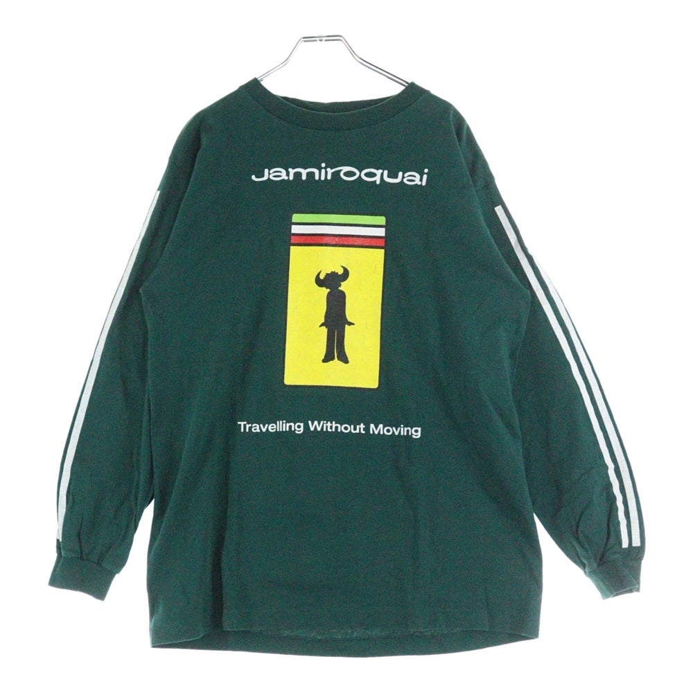 adidas(アディダス) 90-00s VINTAGE jamiroquai ジャミロクワイ 長袖Tシャツ カットソー グリーン