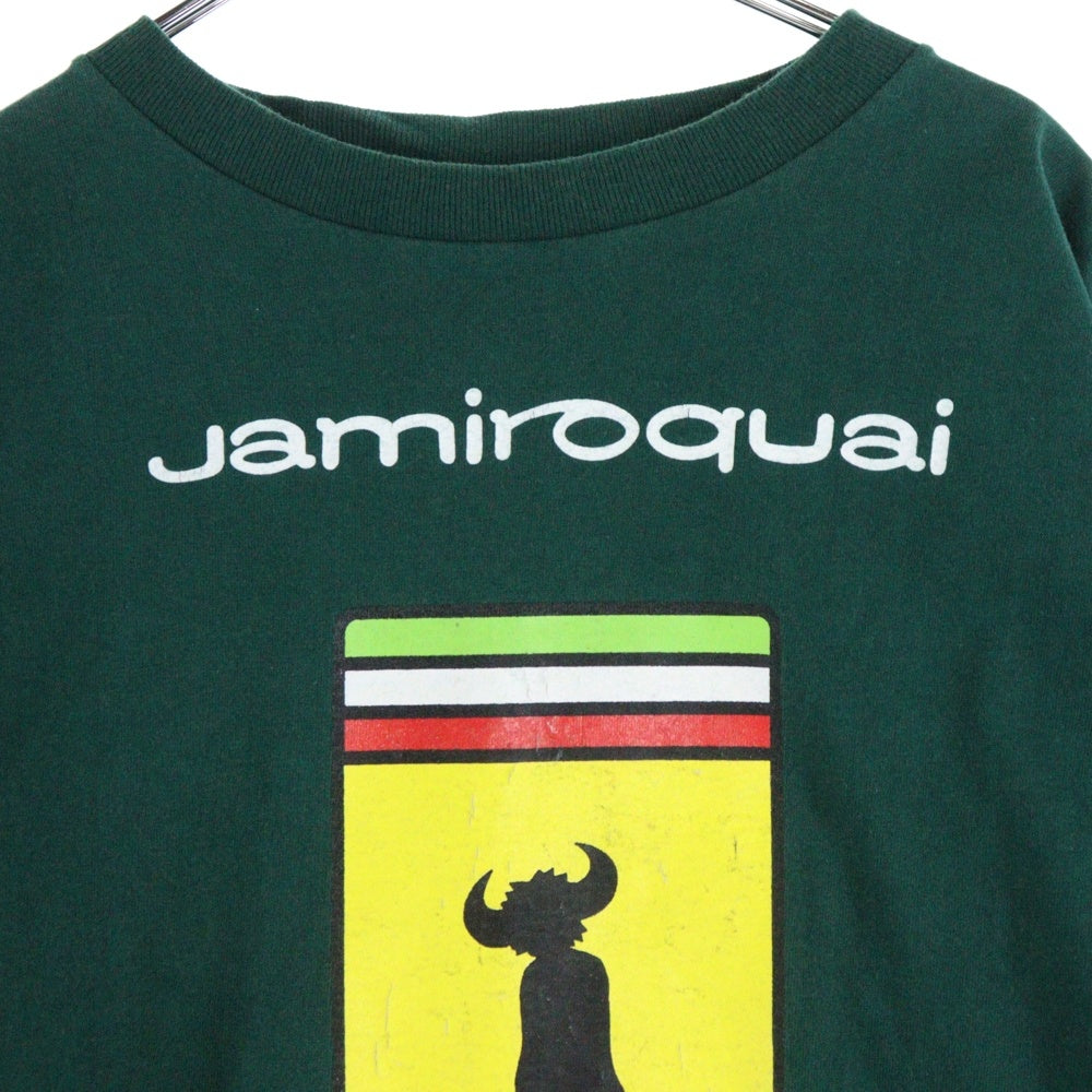 adidas(アディダス) 90-00s VINTAGE jamiroquai ジャミロクワイ 長袖Tシャツ カットソー グリーン
