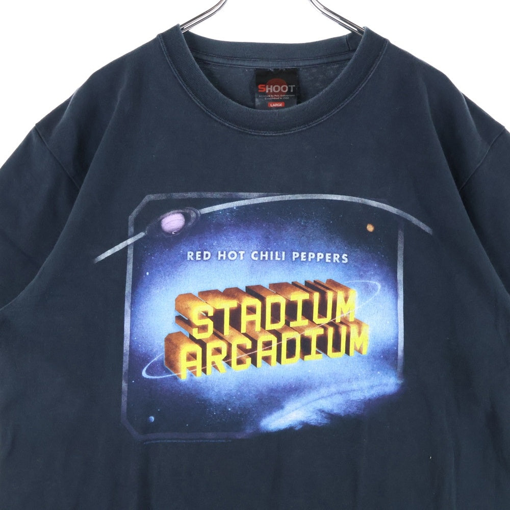 VINTAGE(ヴィンテージ) 00s RED HOT CHILI PEPPERS 2007 Stadium Arcadium Tour レッドホットチリペッパーズ 両面プリント 半袖Tシャツ カットソー ブラック