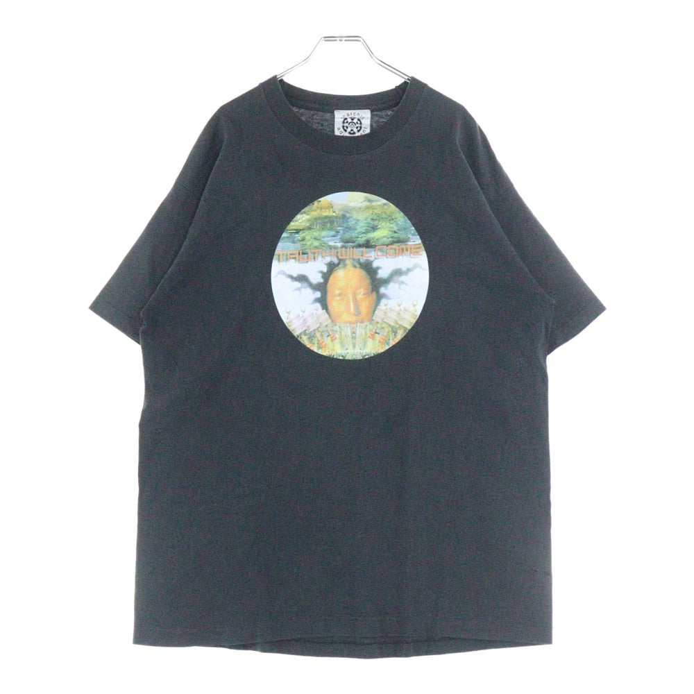 VINTAGE(ヴィンテージ) 90s ANARCHIC ADJUSTMENT TRUTH WILL COME アナーキックアジャストメント 半袖Tシャツ カットソー ブラック